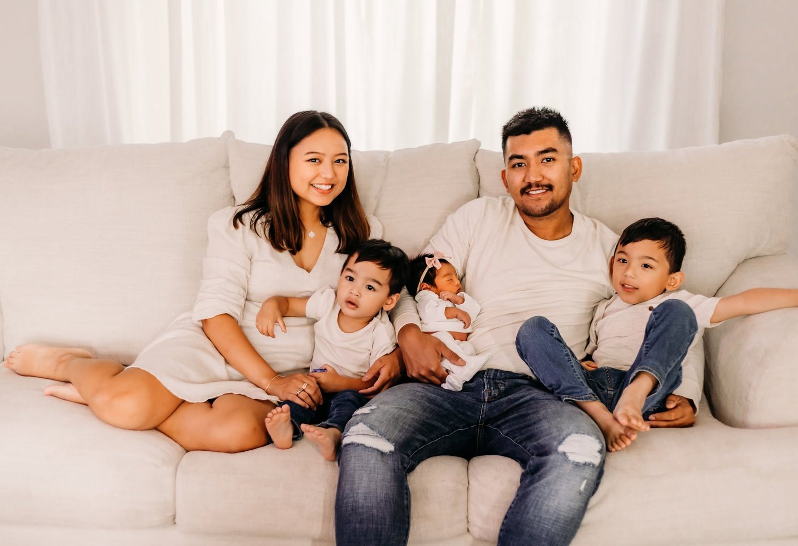 Emmanuel with his family